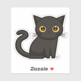 Cute Kitten Anpassningsbar-cut Vinyl Sticker Klistermärken