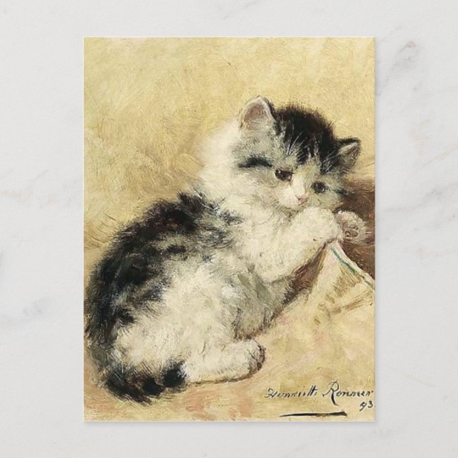 Cute Kitten av Ronner Vykort (Framsida)
