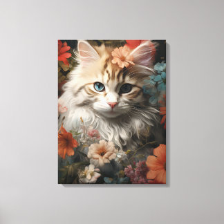 Cute kitten canvastryck