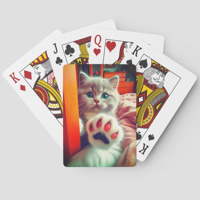 Cute Kitten Casinokort (Baksidan)