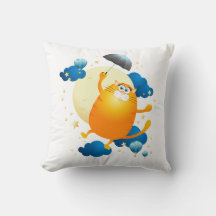 Cute Kitten Flyg med Parbrella