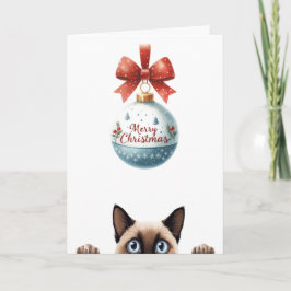 Cute Kitten Funny Cat-jul Kort
