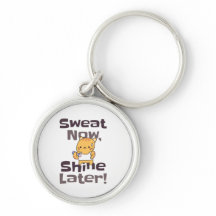 Cute Kitten Gym Keychain - Sweat Now Shine Senare!