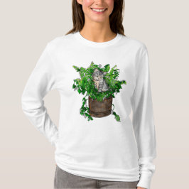 Cute Kitten i Catnip Pot T Shirt