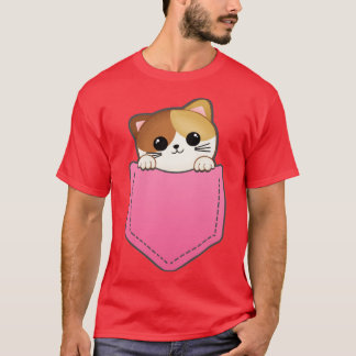 Cute kitten i Pocket T Shirt