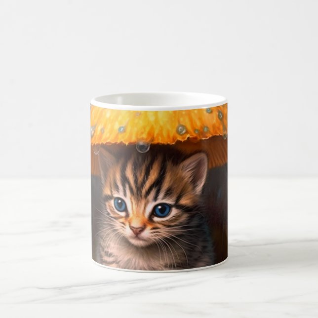 Cute Kitten Kaffemugg (Center)