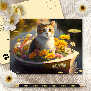 Cute Kitten kommer snart Vykort