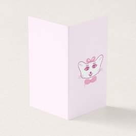 Cute kitten kort