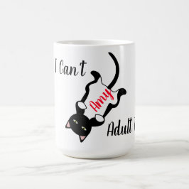 Cute Kitten med citat Kaffemugg