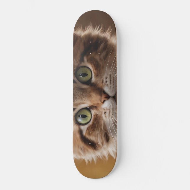 Cute Kitten Mini Skateboard Bräda 18,5 Cm (Framsida)