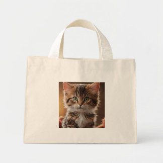 Cute Kitten Mini Tygkasse