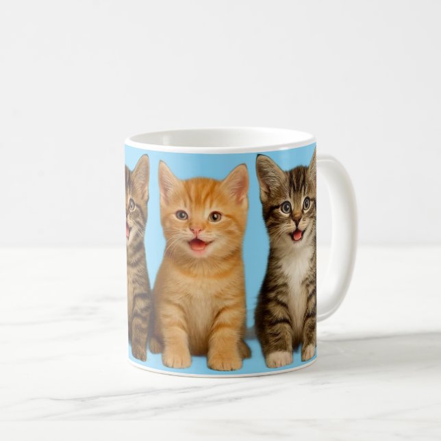 Cute Kitten mugg. Kaffemugg (Framsida höger)