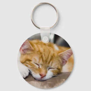 Cute Kitten Nyckelring