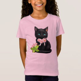 Cute Kitten och Ladybugs T Shirt