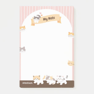 Cute Kitten Post-it Block