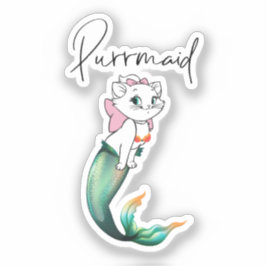 Cute Kitten Purrmaid - Roligt Sjöjungfru Cat Desig Klistermärken