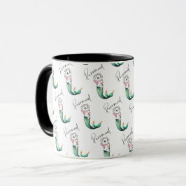 Cute Kitten Purrmaid - Roligt Sjöjungfru Cat Desig Mugg