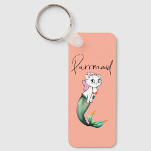 Cute Kitten Purrmaid - Roligt Sjöjungfru Cat Desig Nyckelring