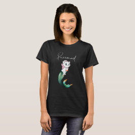 Cute Kitten Purrmaid - Roligt Sjöjungfru Cat Desig T Shirt