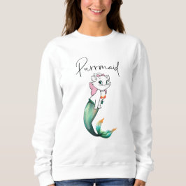 Cute Kitten Purrmaid - Roligt Sjöjungfru Cat Desig T Shirt
