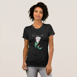 Cute Kitten Purrmaid - Roligt Sjöjungfru Cat Desig T Shirt