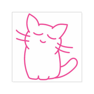 Cute Kitten Självfärgande Stämpel