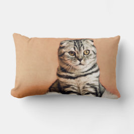 Cute Kitten sprawled ut Lumbarkudde