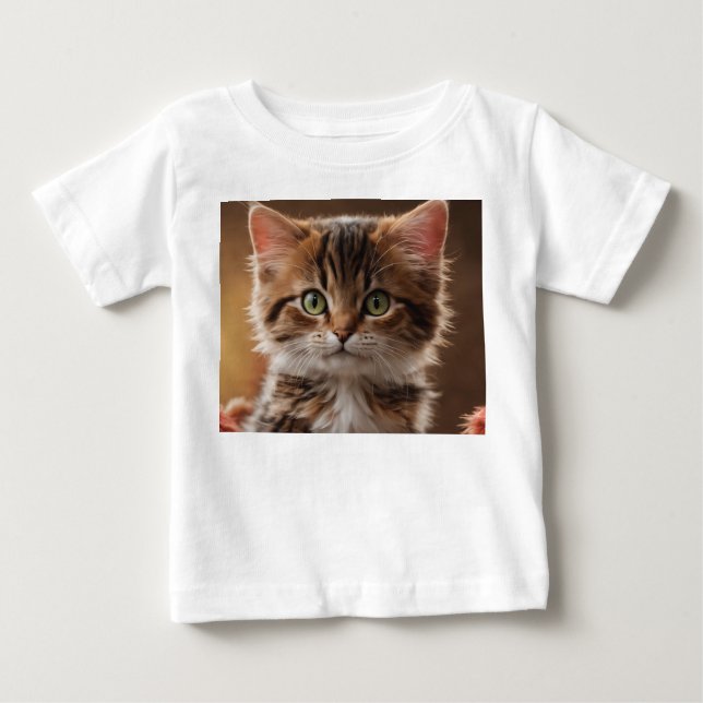 Cute Kitten T Shirt (Framsida)