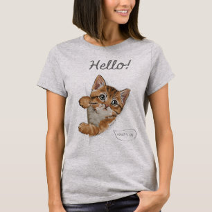 Cute Kitten T-shirt, Hej. T Shirt