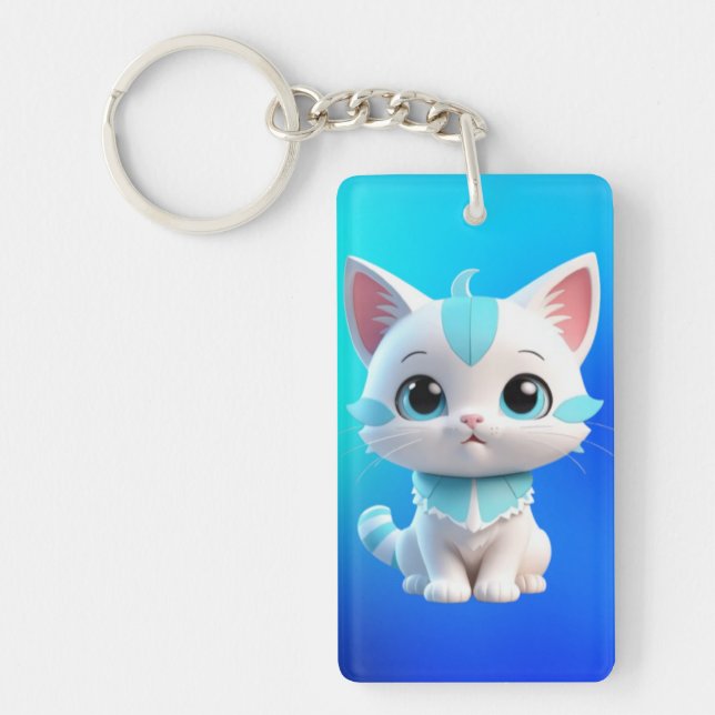 Cute Kitten Tecknad 3D Design-38063 (Framsidan)
