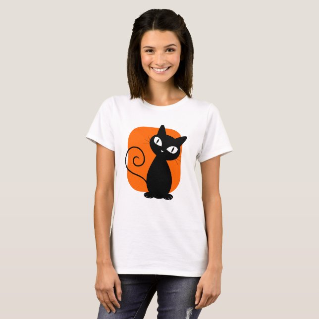 CUTE KITTEN TEE SHIRT (Hel framsida)