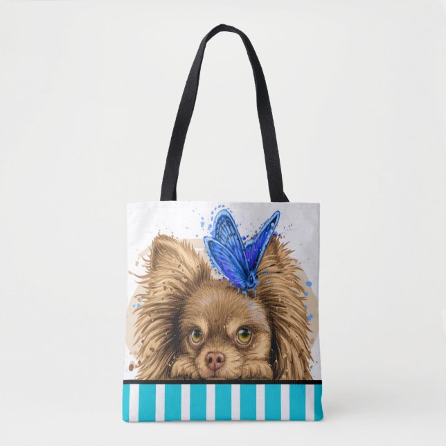Cute Kitten Tote - se tillbaka! Tygkasse (Framsida)