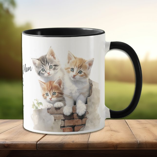 Cute Kittens bästa katt Mamma någonsin Mugg (Skapare uppladdad)