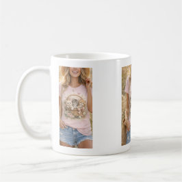 Cute Kittens Floral Graphic Girls  Mug Kaffemugg