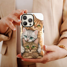 Cute Kittens iphone case | Adsible Cat Lover Phon