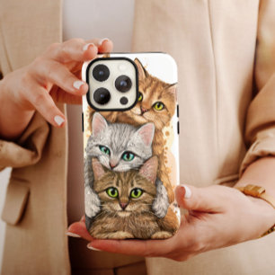Cute Kittens iphone case   Adsible Cat Lover Phon