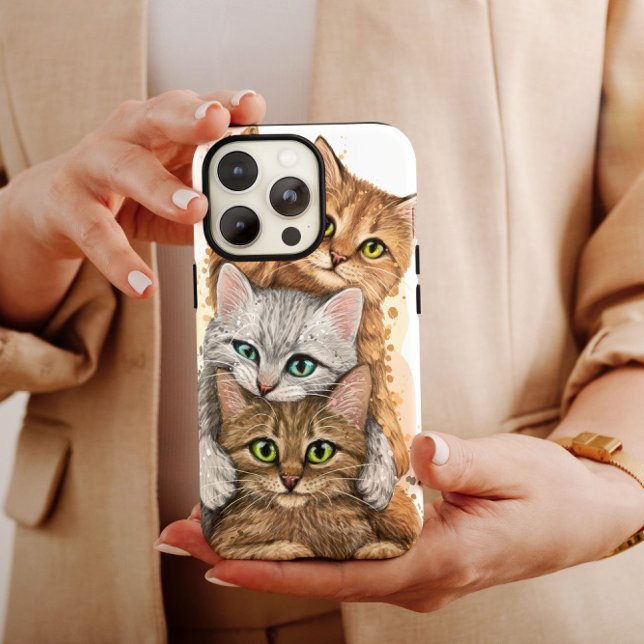 Cute Kittens iphone case | Adsible Cat Lover Phon (Skapare uppladdad)