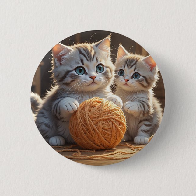 Cute Kittens Knapp (Framsida)