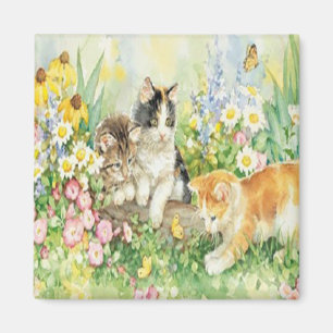 Cute Kittens Magnet