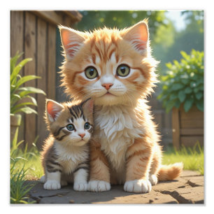 Cute Kittens Poster