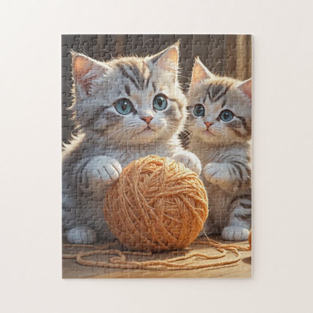 Cute Kittens Pussel (Vertikal)