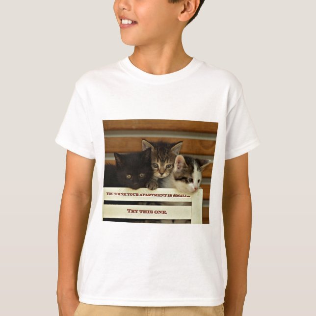 Cute kittens tee shirt (Framsida)
