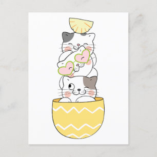 Cute Kittens Vykort