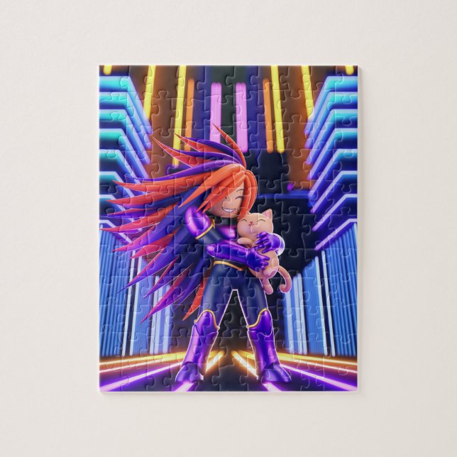 Cute kitty  pussel (Vertikal)