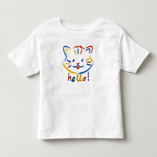 Cute kitty says hello! t shirt