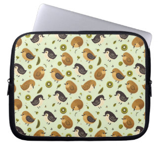 Cute Kiwi Birds Mönster Laptop Fodral