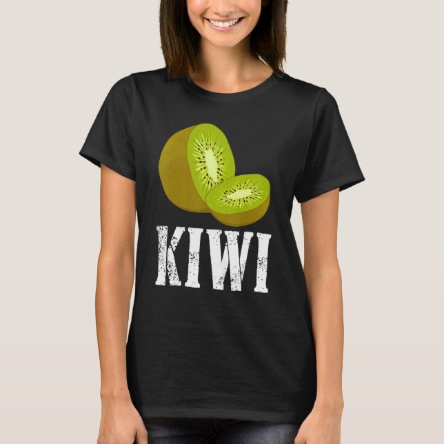 Cute Kiwi Costume Kiwi Fruit Kiwi Outfit Kiwi Frui T Shirt (Framsida)