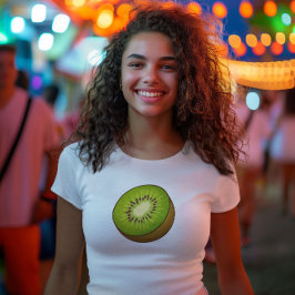cute kiwi green summer aesthetic t shirt