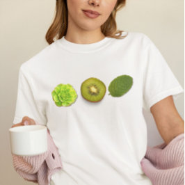 cute kiwi green summer aesthetic t shirt