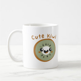 Cute kiwi kaffemugg